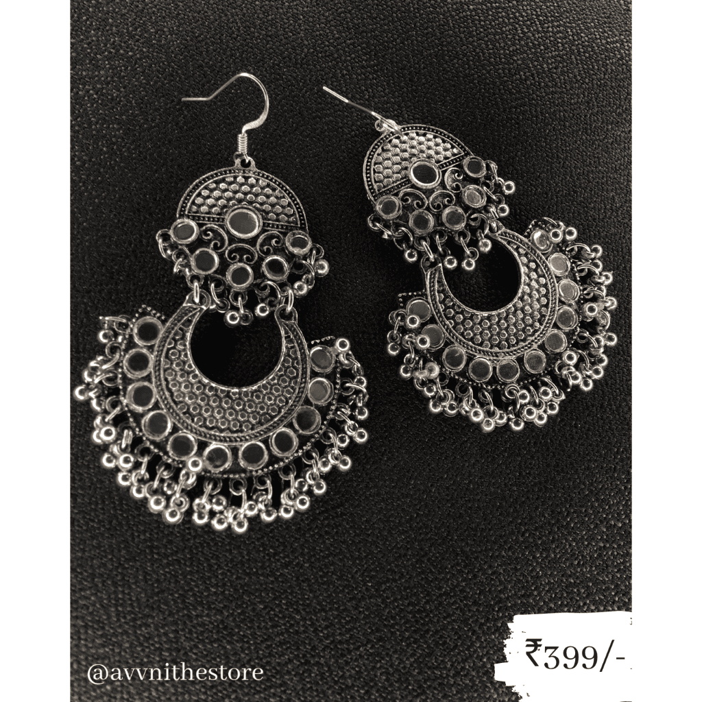 oxidized chandbali earrings Archives - Page 3 of 3 - LCJEWELZ