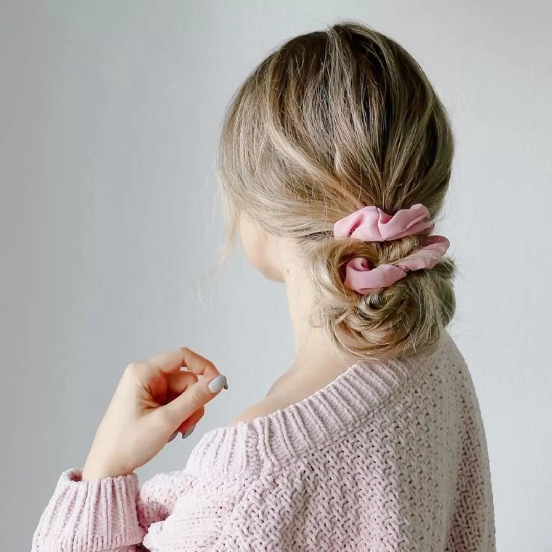 Scrunchie hair styles