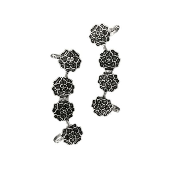 Floral Ear Cuff Earring Front