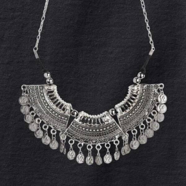 Oxidised choker necklace - Image 2