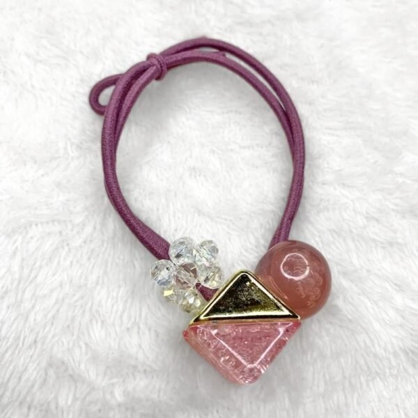 Hair tie with gem stones - Image 3