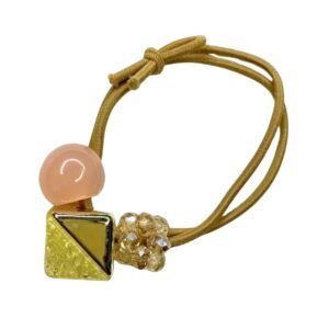 Hair tie with gem stones