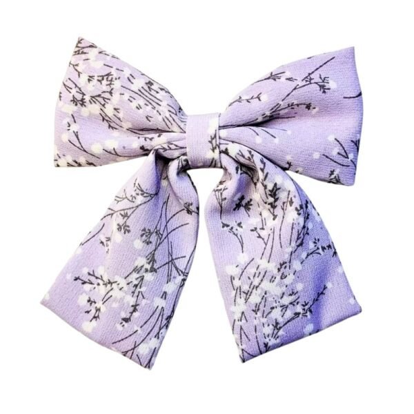 Floral Bow Hair clip