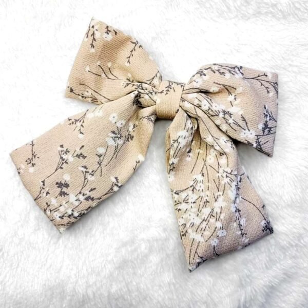 Floral Bow Hair clip - Image 2