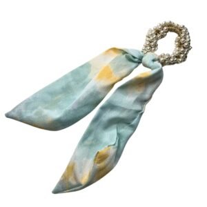 Pearl Hair Scarf Scrunchie