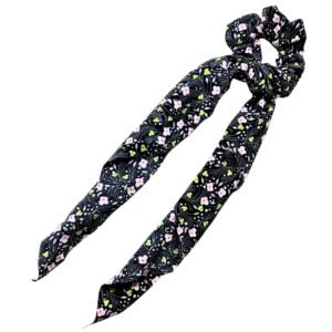Floral big tail scrunchies