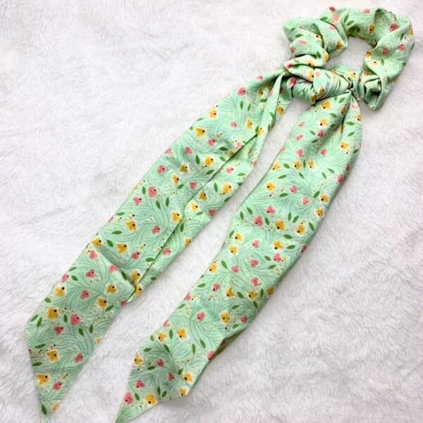 Floral big tail scrunchies - Image 5