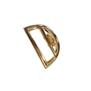Half Moon Metal Hair Claw Clip