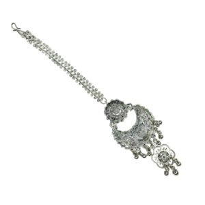 floral oxidised maangtikka