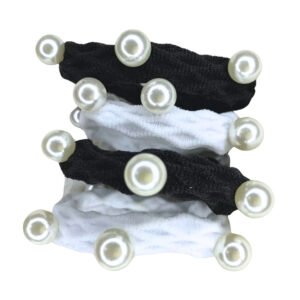 Pearl Hair Tie set of 4