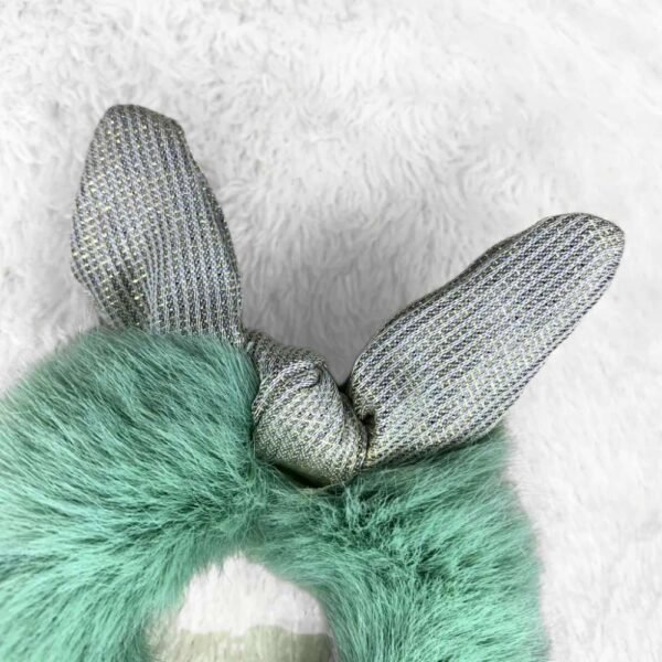 Rabbit Ear Fur Scrunchie - Image 3
