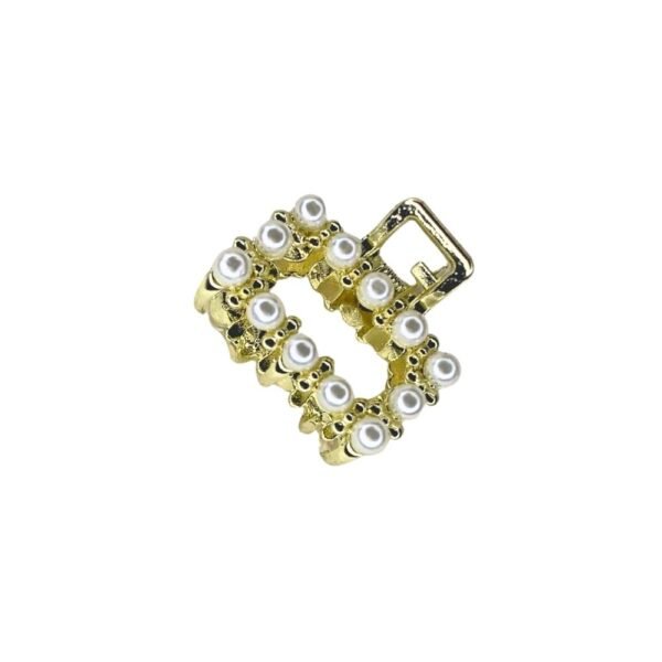 Pearl Small Metal Claw, hair claw, hair clip, metal hair clip
