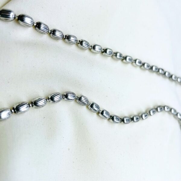 Vintage Geometric Oxidised Jewellery Set - Image 8