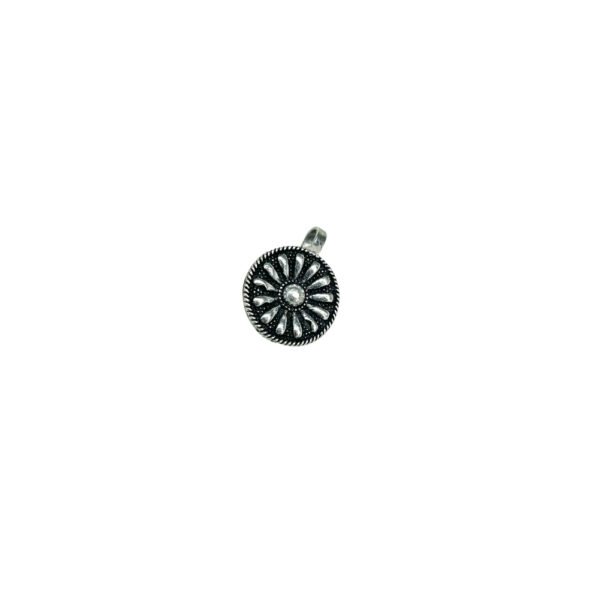 Tribal Floral Bloom Oxidised Nose Pin, oxidised nose pins combo, non-pierced nose pins, nose clip ons,