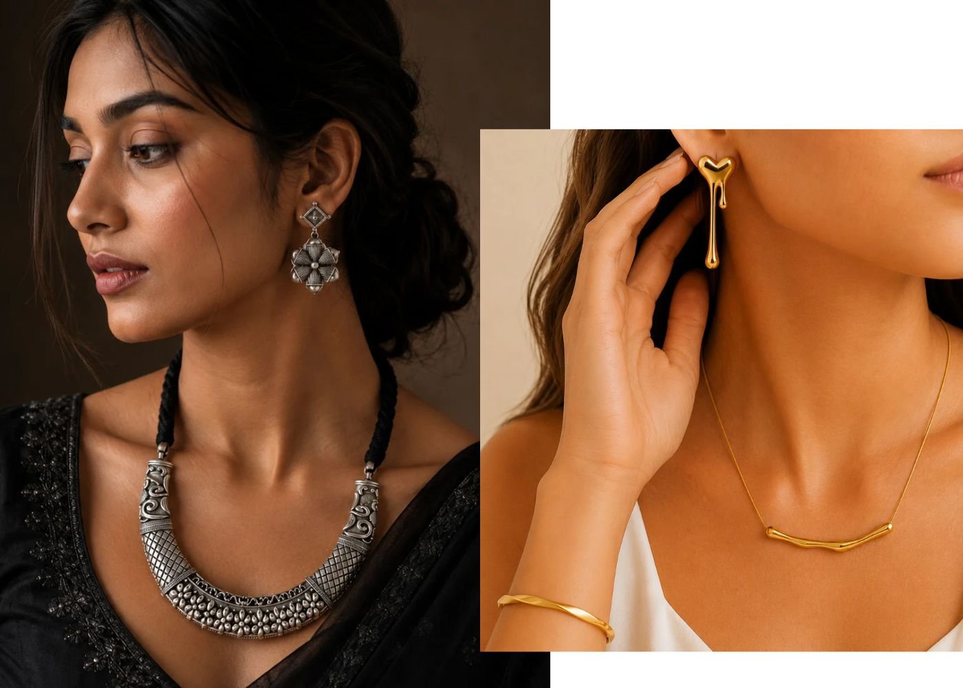 indian Fashion Jewellery AVVNI, jewellery,fashion jewellery,oxidised jewellery,silver-tone jewellery,anti tarnish jewellery, , Avvni The Store,
